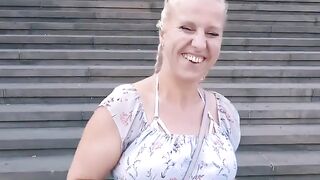 Chubby Blondie Eva Engels Fucked Hard in Home Made Sex Date