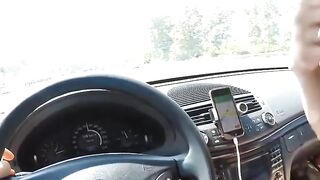 Redhead Teen Rides A Motorbike While Giving Blowjob And Gets Facial