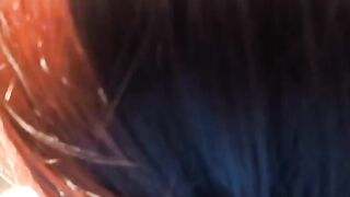 Redhead Teen Rides A Motorbike While Giving Blowjob And Gets Facial