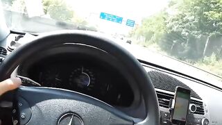 Redhead Teen Rides A Motorbike While Giving Blowjob And Gets Facial