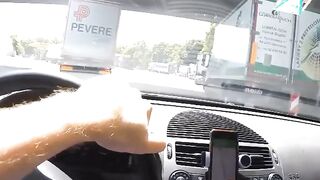 Redhead Teen Rides A Motorbike While Giving Blowjob And Gets Facial