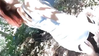 Redhead Teen Rides A Motorbike While Giving Blowjob And Gets Facial