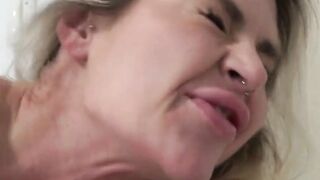 Russian Slut Zlatina Enjoys Rough Sex - Dominated By Aggressive Stud