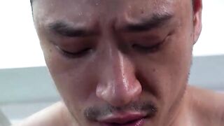 Asian Threesome Frenzy - Two Hunks Scratching Duncan's Itching Asshole