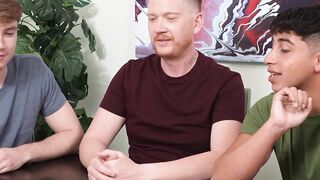 Brotherly Bondage - Deep Anal Threesome with Hunks Gabriel Brooks & Alex Mecum