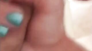 LadyJ's Milf POV Blowjob Session with Huge Facial Finish