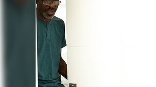 Step-Dad's Black Monster Dick Stretches Step Daughter's Virgin Pussy