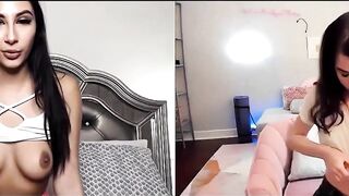 Virtual Affairs - Hot MILFs Fake Husband's Wife with Huge Facial