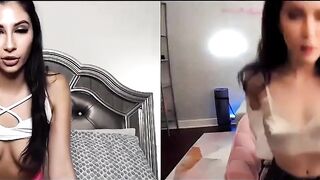 Virtual Affairs - Hot MILFs Fake Husband's Wife with Huge Facial