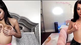 Virtual Affairs - Hot MILFs Fake Husband's Wife with Huge Facial