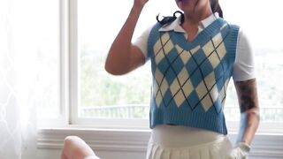 April Olson's Lesbian Affair - Girl-On-Girl Action With A Transgender Golfer