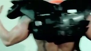Bondage Babe Beats Her Own High Score - Collar Zapper Game With Dominatrix