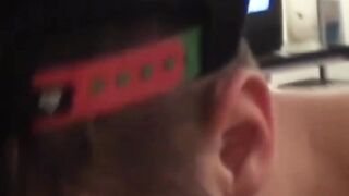 Fraternity Bros Get A Surprise Blow Job From Their Hot New Roommate