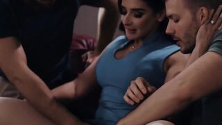 Sheena-Ryder's Red Light Dream - Taboo Stepbrother Fucks His Hot MILF Mom & Friends