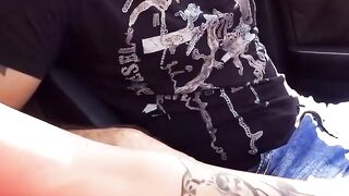Dark-Haired Vixen With Super Sexy Boobies Fucked Outdoors in Public