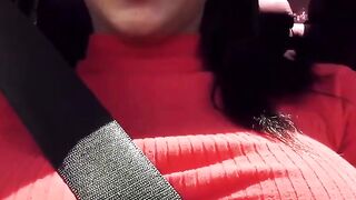 Dark-Haired Vixen With Super Sexy Boobies Fucked Outdoors in Public