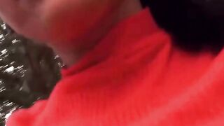 Dark-Haired Vixen With Super Sexy Boobies Fucked Outdoors in Public