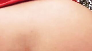 Dark-Haired Vixen With Super Sexy Boobies Fucked Outdoors in Public