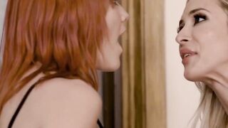 Next Door Babes - Lesbian Sex with Two Hot Redheads
