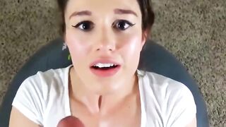 Hot MILF Gives Intense Deepthroat BJ & Riding A Huge Dick Until Orgasmic Conclusion