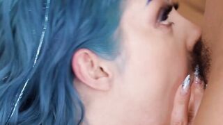 Sexy Transgender Bombshell Fills Lockers with Hot Lesbian Action