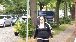 Chubby Cutie Fucked Hard in Public Casting Audition