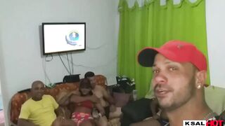 Ksal sexy goes to visit friend Robinho, and ends up
