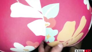 Ksal sexy goes to visit friend Robinho, and ends up