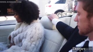 Deeper. Alina's hookup with her boss gets interrupted by bf
