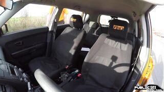 Real outdoors barely legal sixtynines her professor into vehicle