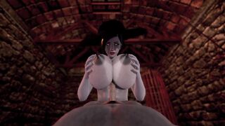 Resident Evil Village: Alcina Dimitrescu Big Titted Vampire Banging | point of view
