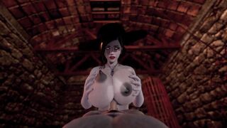 Resident Evil Village: Alcina Dimitrescu Big Titted Vampire Banging | point of view