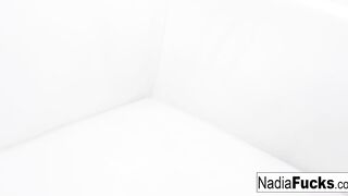 Hot Nadia White makes sure she stares in your soul