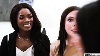 Interracial Dyke Lovers Having Sex With Hypocrite Decision Maker Woman