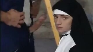 A Nun getting Boned inside Church