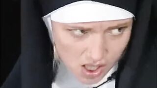 A Nun getting Boned inside Church