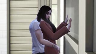 Intimate Sex while Hubby is inside a different Strokes Room