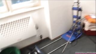 Visiting amateur bedroom - freaky 3some first time for Bombshell