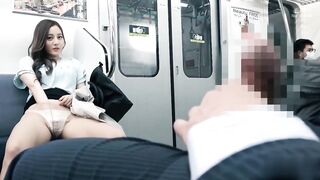 热巴女神 电车痴女诱惑，不完整版【完整版看wozhuye】