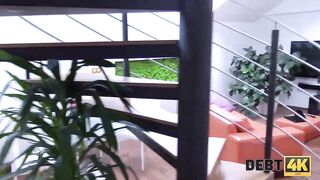 DEBT4k. Czech delicious delays paying rent thanks to sex on
