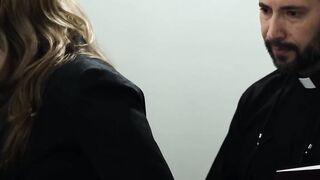 Vegan Teen's memory - Innocent Taboo" or "Stepsister Gets A Lesson In Sin From Stepbrother And Priestess