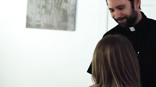 Vegan Teen's memory - Innocent Taboo" or "Stepsister Gets A Lesson In Sin From Stepbrother And Priestess