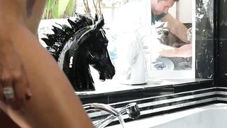 Petite Vietnamese Cutie Huong Ho Gets Fucked By A Big Black Dick In Every Room Of The House