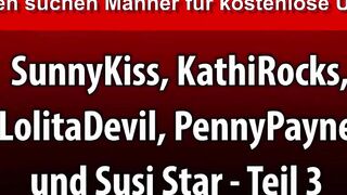 Group-Sex Orgy with Hot Blonde Bombshell Kathi Rock & Friends