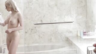 Sensuous Shower Threesome with Older Women - Milf's Natalia Starr & Melissa Lynne