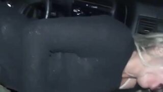 Public Blowjob in Car Parking Lot - Sexual Adventure with Hot Babe