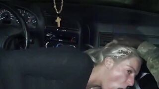 Public Blowjob in Car Parking Lot - Sexual Adventure with Hot Babe