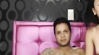Columbian Hottie Gives Sensual WebCam Performance For Cash