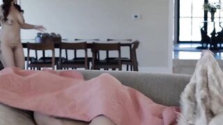 Threesome Fever! Step-Mother's Daughter Sharing Her Hot Friend And Herself