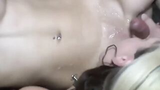 Euro Teen Threesome - Evilynn & Mia Maxxx Share Big Dick in Hardcore Action